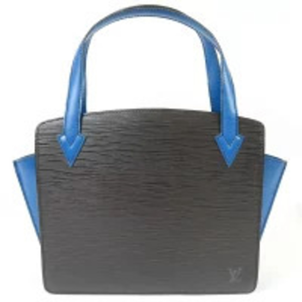 Louis Vuitton Varenne Bicolor Epi Leather Handbag Black
